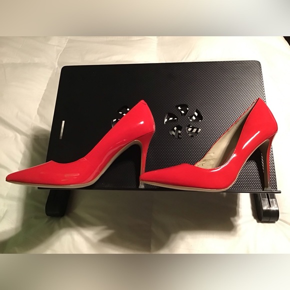 New BCBGeneration Red Patent Pumps (8) - Picture 3 of 5